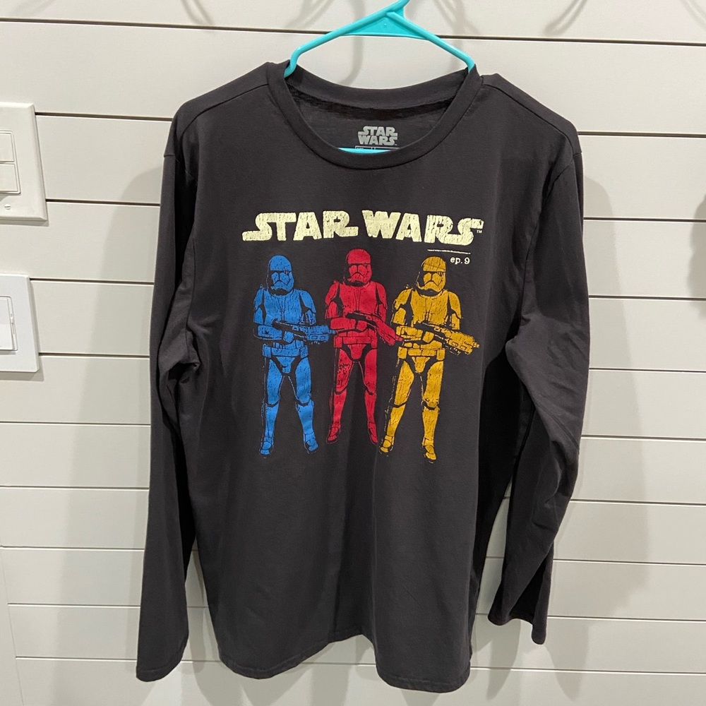 Star Wars Storm Trooper Long Sleeve Black T Shirt